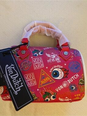 Von Dutch Hanna Bag Hot Pink Jax